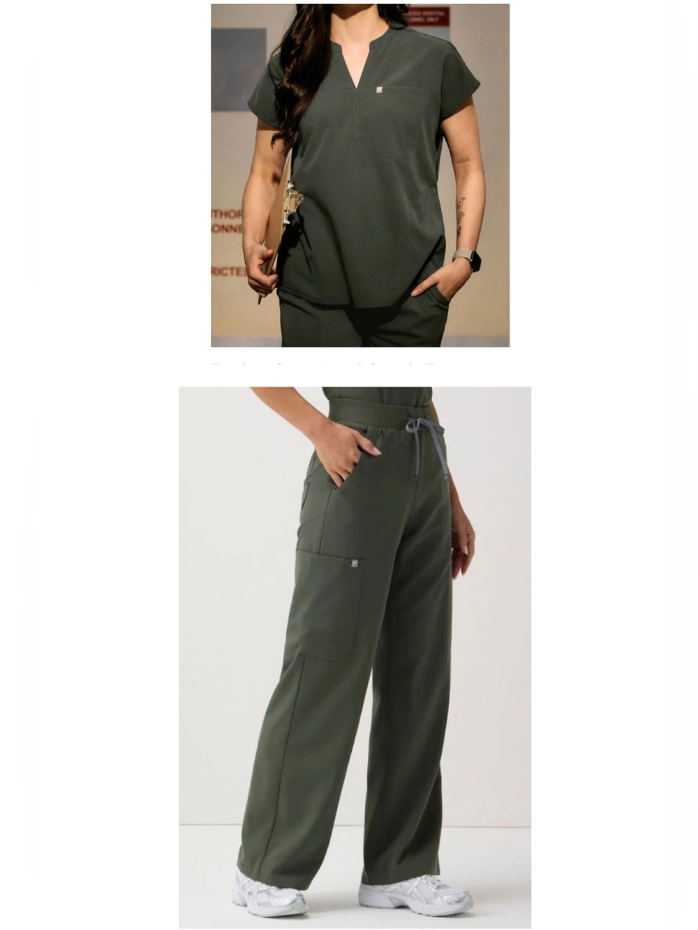 Fabletics Bonsai Scrub Set (Top+Pants)